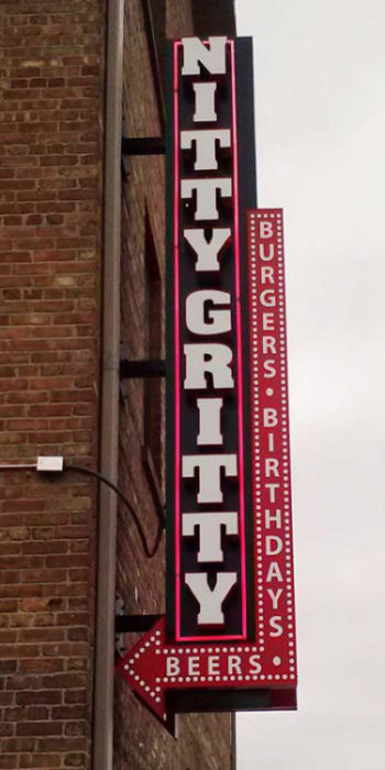 nitty gritty restaurant sign