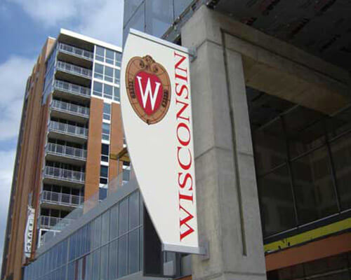 Wisconsin building sign